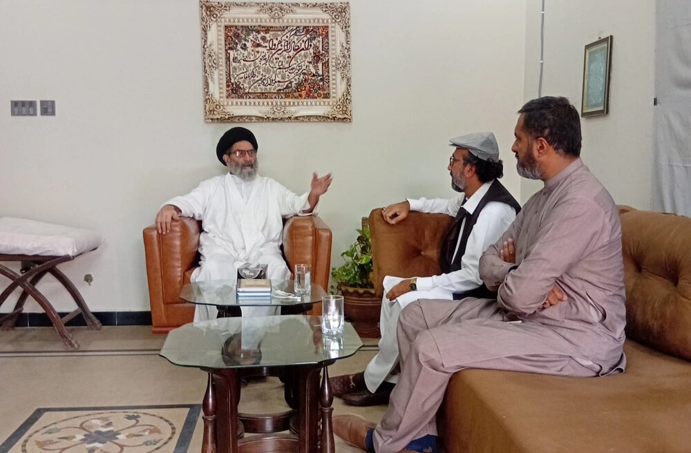 شیعہ علماء کونسل کے مرکزی رہنماء کی قائدِ ملّت جعفریہ سے ملاقات؛ سیلاب سے متعلق بریفنگ