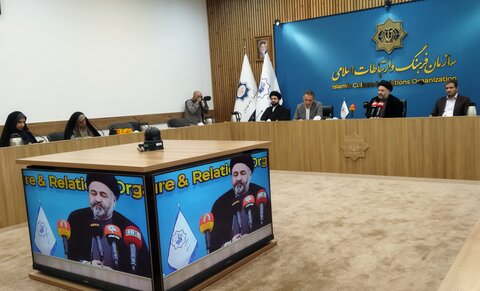 تصاویر/ نشست خبری همایش بین‌المللی تبلیغ نوین