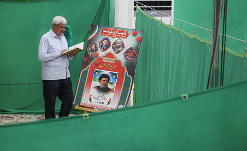 تصاویر/  مراسم هفتگی هیئت ضدصهیونیستی انصار ولایت دارالعباده یزد