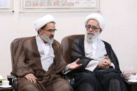 تصاویر/ جلسه شورای معاونین مرکز مدیریت حوزه‌های علمیه