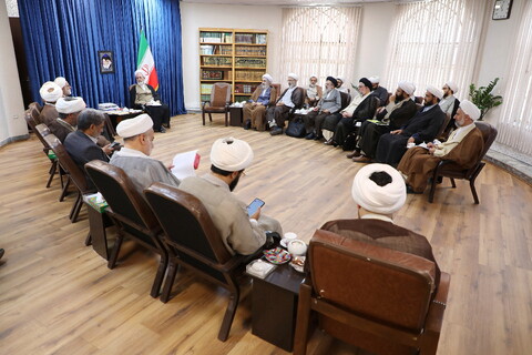 تصاویر/ جلسه شورای معاونین مرکز مدیریت حوزه‌های علمیه