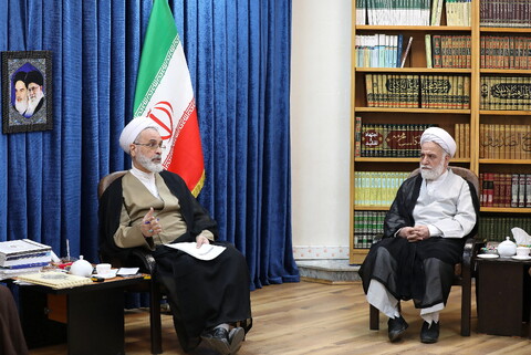 تصاویر/ جلسه شورای معاونین مرکز مدیریت حوزه‌های علمیه