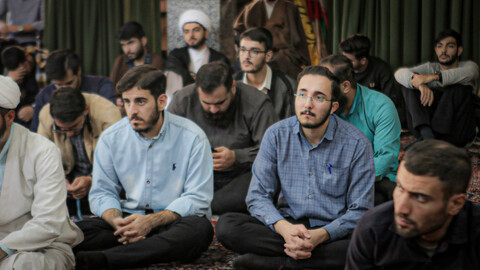 تصاویر/درس اخلاق حجت الاسلام والمسلمین سید سعید بطحائیان قایم مقام مدیر حوزه علمیه استان همدان