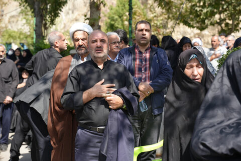 تصاویر/ تشییع و خاکسپاری شهید محراب