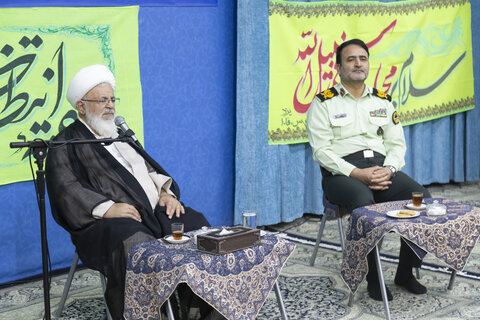 تصاویر/ دیدار فرماندهان نیروی انتظامی استان با امام جمعه یزد
