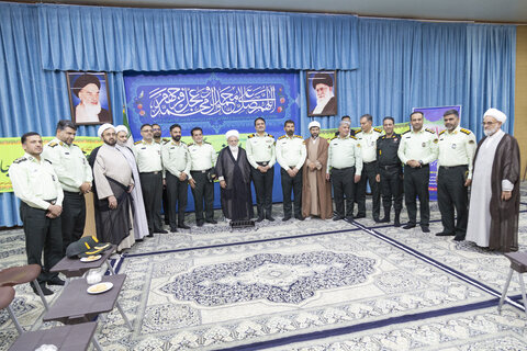 تصاویر/ دیدار فرماندهان نیروی انتظامی استان با امام جمعه یزد