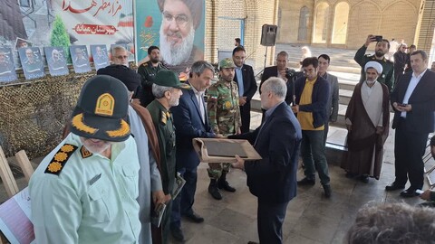 تصاویر/ همایش بزرگداشت رزمندگان و ایثارگران در میانه