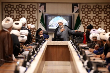 تصاویر/نشست مجمع نمایندگان طلاب و فضلای حوزه با معاون تبلیغ و امور فرهنگی حوزه های علمیه