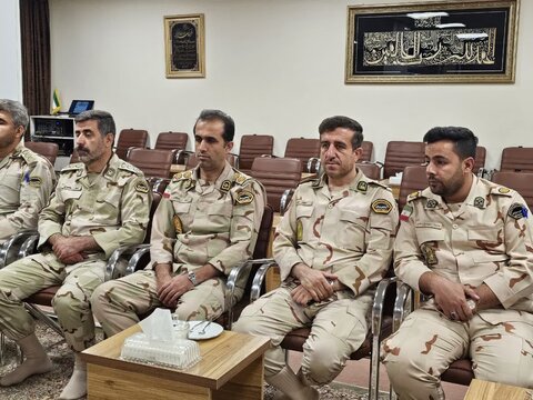 تصاویر/ دیدار فرمانده مرزبانی استان کردستان با حجت الاسلام و المسلمین پورذهبی