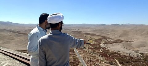 تصاویر /  سفر مدیر دفتر موقوفات ومنابع پایدار حوزه علمیه خراسان به خراسان جنوبی