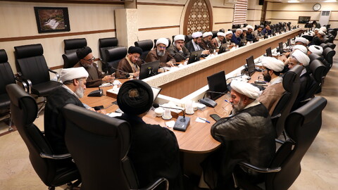 تصاویر/نشست مجمع نمایندگان طلاب و فضلای حوزه با معاون تبلیغ و امور فرهنگی حوزه های علمیه