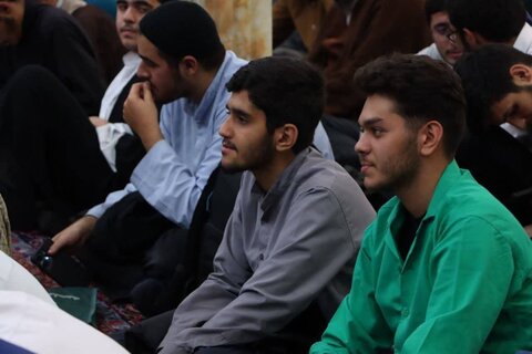 تصاویر/ محفل قرآنی طلاب مدارس آیت‌الله مجتهدی و آیت‌الله حق‌شناس