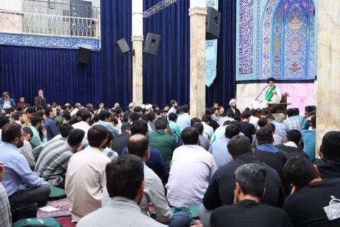 تصاویر/ محفل قرآنی طلاب مدارس آیت‌الله مجتهدی و آیت‌الله حق‌شناس