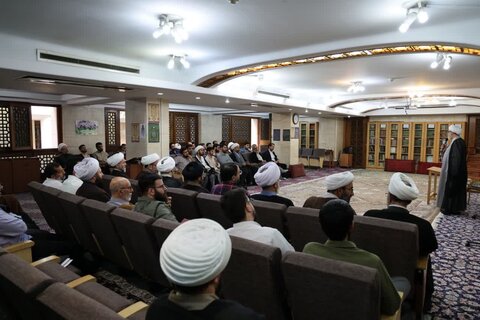 تصاویر/ معارفه مسئول جدید مدرسه علمیه امیرالمومنین علی ابن ابی طالب علیه السلام شهرک قدس