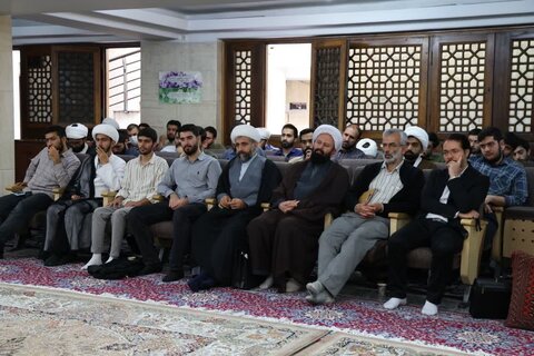 تصاویر/ معارفه مسئول جدید مدرسه علمیه امیرالمومنین علی ابن ابی طالب علیه السلام شهرک قدس