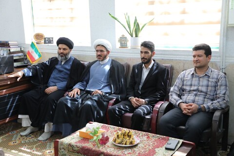 بازدید مدیر حوزه علمیه استان یزد از مدرسه علمیه حضرت ولی عصر عج ابرکوه
