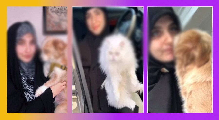 نگهداری سگ در کنار حجاب؟ سبک زندگی جدید یا فرمولی برای جذب لایک؟!