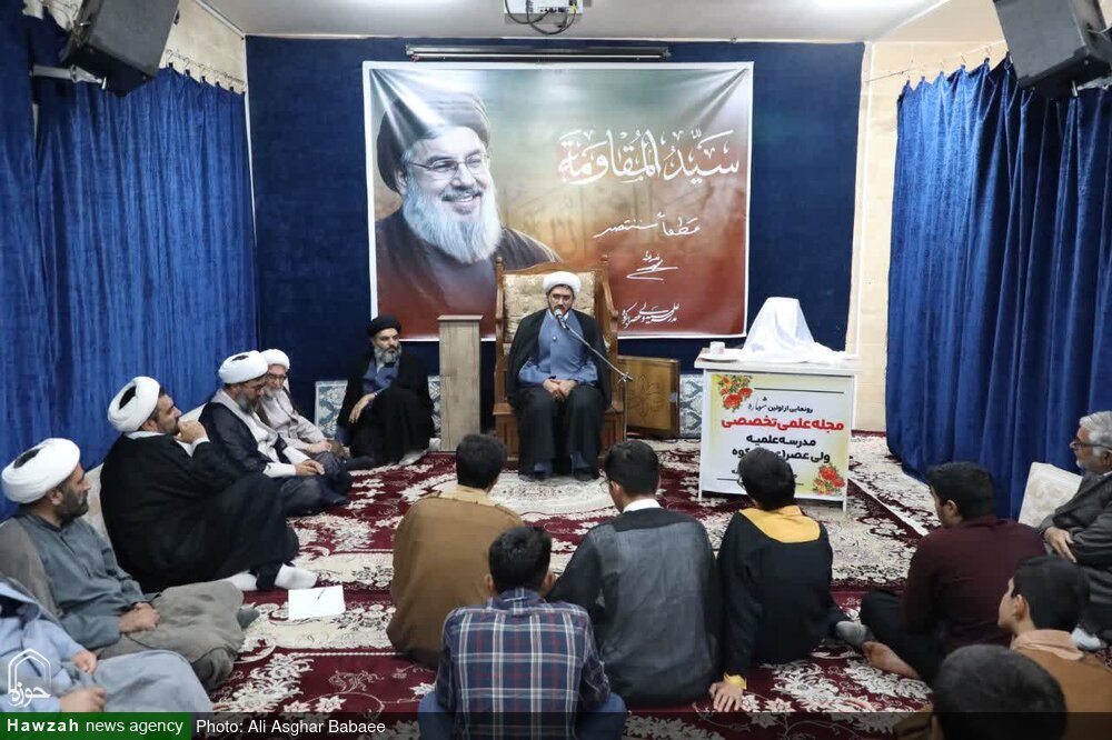 بازدید معاون پژوهش حوزه علمیه استان یزد از مخزن کتابخانه مدرسه علمیه حضرت ولی عصر (عج)شهرستان ابرکوه