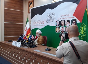 تصاویر/ نشست خبری هشتمین اجلاس بین‌المللی همبستگی با کودکان فلسطینی