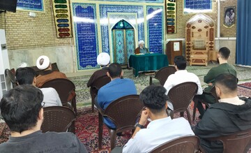 تصاویر/ درس اخلاق مدرسه علمیه حضرت حجت (عج)