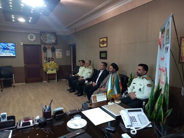 تقدیر امام جمعه بخش برزک از فرمانده انتظامی کاشان