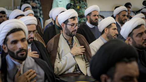 تصاویر/همایش مشترک روحانیون نیروهای مسلح استان همدان