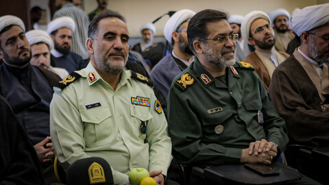 تصاویر/همایش مشترک روحانیون نیروهای مسلح استان همدان