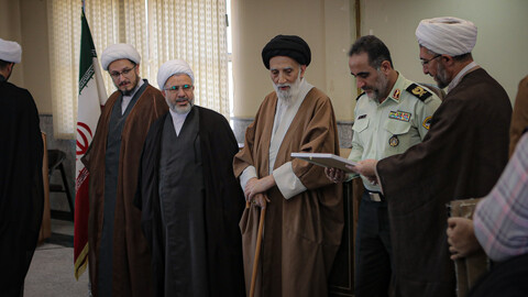 تصاویر/همایش مشترک روحانیون نیروهای مسلح استان همدان