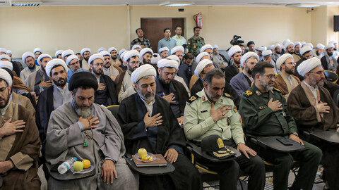 تصاویر/همایش مشترک روحانیون نیروهای مسلح استان همدان