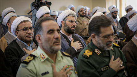 تصاویر/همایش مشترک روحانیون نیروهای مسلح استان همدان