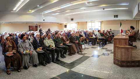 تصاویر/همایش مشترک روحانیون نیروهای مسلح استان همدان