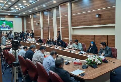 تصاویر/ نشست خبری هشتمین اجلاس بین‌المللی همبستگی با کودکان فلسطینی