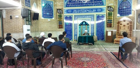 تصاویر/ درس اخلاق مدرسه علمیه حضرت حجت (عج)