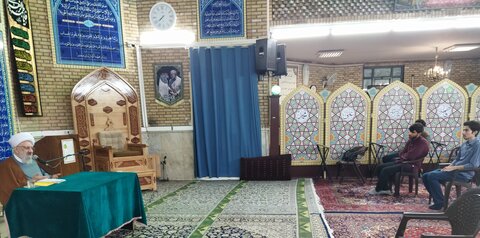 تصاویر/ درس اخلاق مدرسه علمیه حضرت حجت (عج)