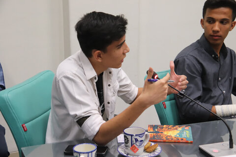 تصاویر/ هم‌زمان با سالروز عملیات طوفان‌الاقصی رویداد فرهنگی مهرِ کتاب