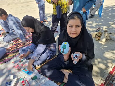 تصاویر/ برگزاری جشن روز ملی روستا و هفته ملی کودک در روستای بساب بافق