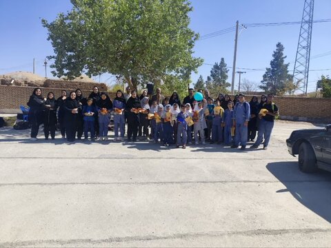 تصاویر/ برگزاری جشن روز ملی روستا و هفته ملی کودک در روستای بساب بافق