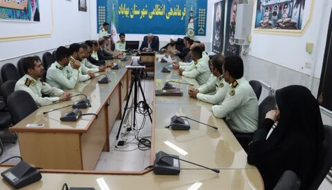 تصاویر/ آیین تجلیل از کارکنان نیروی انتظامی شهرستان بهاباد