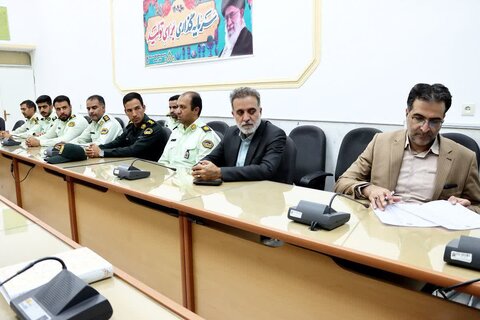 تصاویر/ آیین تجلیل از کارکنان نیروی انتظامی شهرستان بهاباد