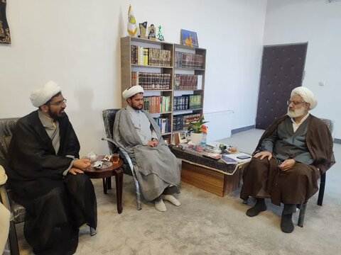 تصاویر/ دیدار معاون تبلیغ و جمعی از روحانیون طرح هجرت شهرستان رفسنجان با امام جمعه جدید شهر