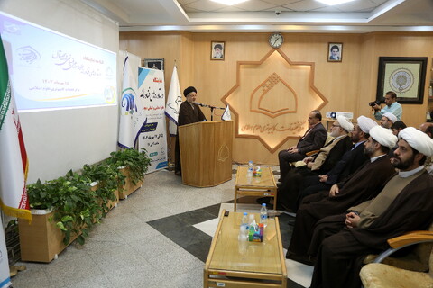 تصاویر/ افتتاحیه نمایشگاه دستاوردهای فناورانه علوم اسلامی انسانی دیجیتال