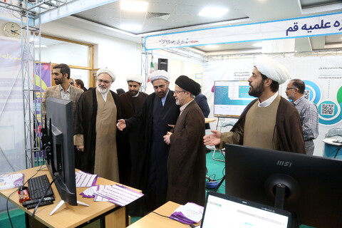 تصاویر/ افتتاحیه نمایشگاه دستاوردهای فناورانه علوم اسلامی انسانی دیجیتال