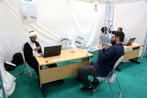 تصاویر/ افتتاحیه نمایشگاه دستاوردهای فناورانه علوم اسلامی انسانی دیجیتال