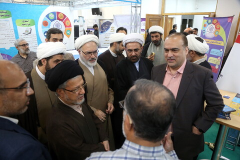 تصاویر/ افتتاحیه نمایشگاه دستاوردهای فناورانه علوم اسلامی انسانی دیجیتال
