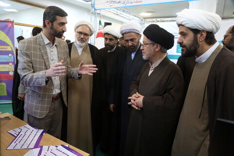 تصاویر/ افتتاحیه نمایشگاه دستاوردهای فناورانه علوم اسلامی انسانی دیجیتال