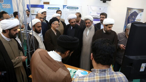 تصاویر/ افتتاحیه نمایشگاه دستاوردهای فناورانه علوم اسلامی انسانی دیجیتال