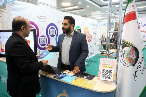 تصاویر/ افتتاحیه نمایشگاه دستاوردهای فناورانه علوم اسلامی انسانی دیجیتال