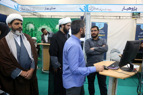 تصاویر/ افتتاحیه نمایشگاه دستاوردهای فناورانه علوم اسلامی انسانی دیجیتال