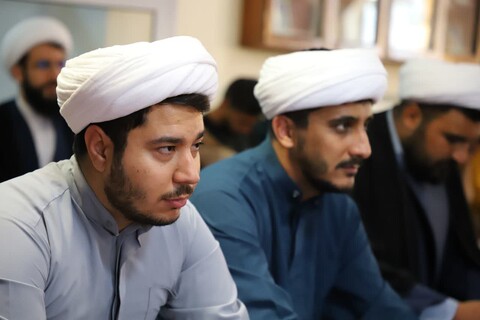 تصاویر/ جلسه اخلاق امام جمعه مرند در مدرسه علمیه ولیعصر(عج) تبریز