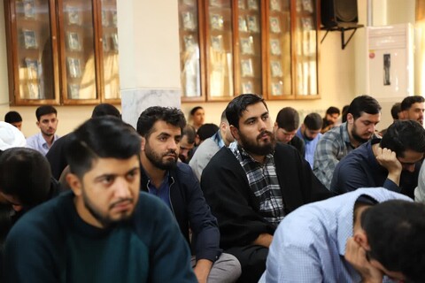 تصاویر/ جلسه اخلاق امام جمعه مرند در مدرسه علمیه ولیعصر(عج) تبریز